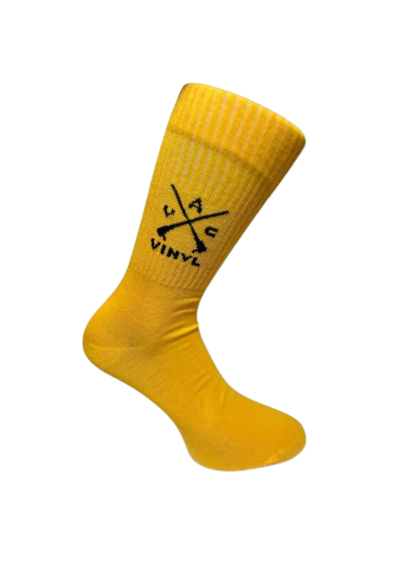 Μακριές Κάλτσες Vinyl art clothing - 02030-99-ONE - logo socks one pair κίτρινο