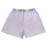 Γυναικεία βερμούδα Vinyl art clothing - 02417-22 - shorts regular fit  λιλά