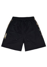Ανδρική βερμούδα Vinyl Art Clothing - 02723-01 - golden aura regular fit shorts μαύρο