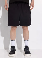 Ανδρική βερμούδα Vinyl Art Clothing - 02723-01 - golden aura regular fit shorts μαύρο