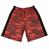 Vinyl art clothing - 02950-01 - camo shorts - red