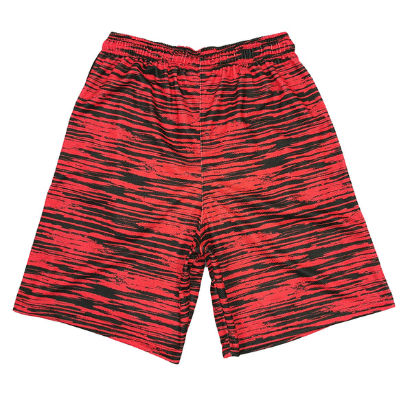 Vinyl art clothing - 02950-01 - camo shorts - red