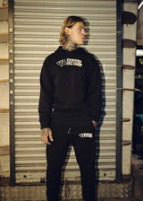Ανδρική φόρμα Vinyl Art Clothing - 03714-01 -patch cotton regular fit black