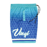 Vinyl art clothing - 03751-66 - logo shorts - blue