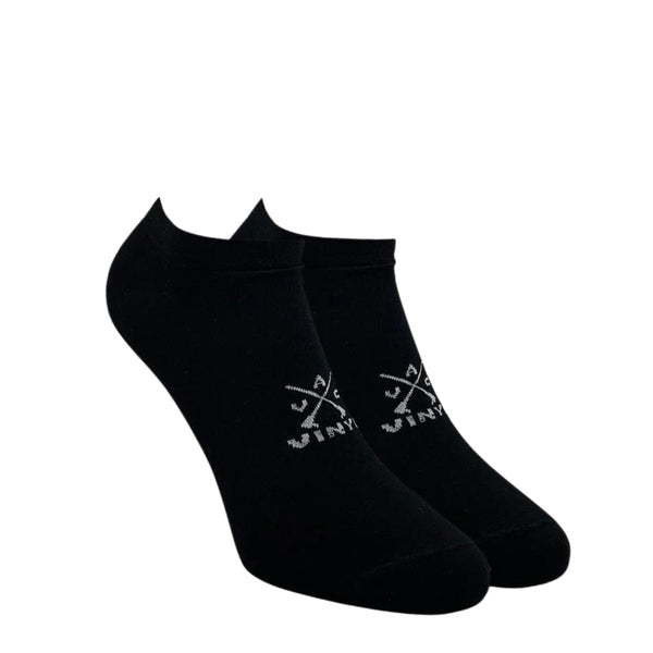 Κοντές Κάλτσες Vinyl art clothing - 04050-12 - short logo socks one pair μαύρο