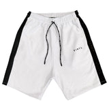 Vinyl art clothing - 04110-02-W - shorts with logo tape - white