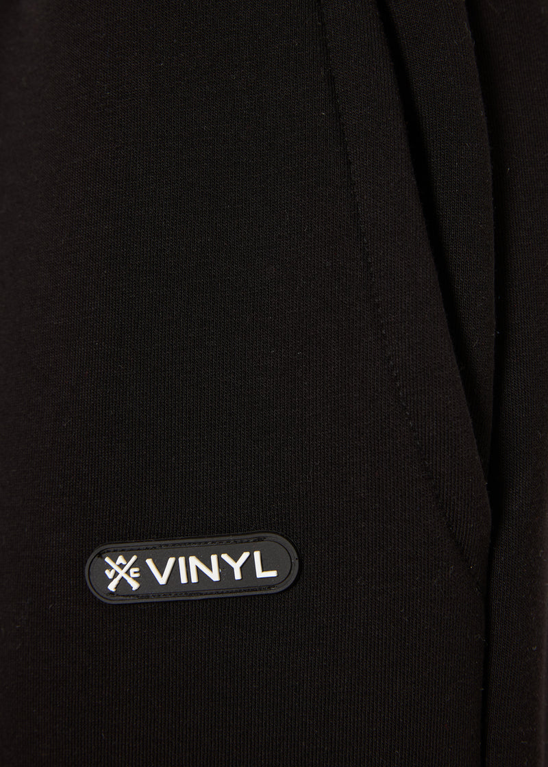 Ανδρική φόρμα Vinyl Art Clothing - 04815-01 - relaxed fit emblem sweatpants μαύρο