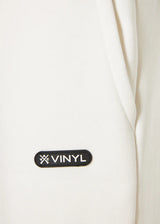 Ανδρική φόρμα Vinyl Art Clothing - 04815-02 - relaxed fit emblem sweatpants λευκό