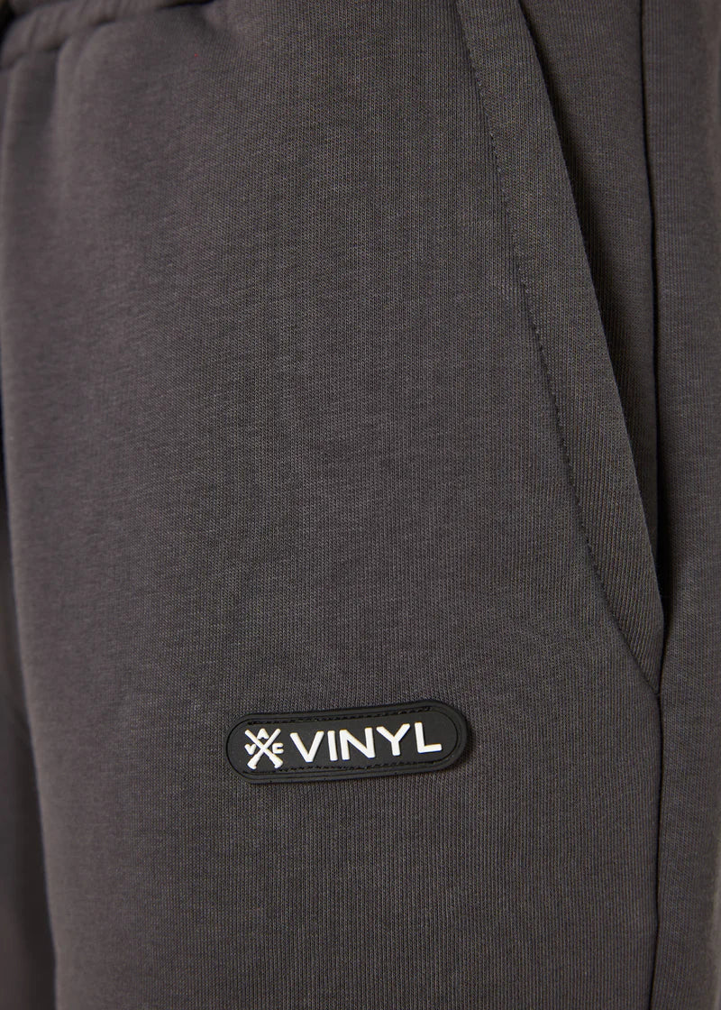 Ανδρική φόρμα Vinyl Art Clothing - 04815-09 - relaxed fit emblem sweatpants γκρι