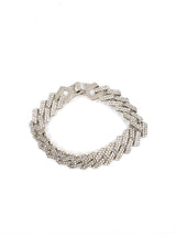 GUF CLOTHING Βραχιόλι από ανοξείδωτο ατσάλι ασημί Zircon 050626T-04-silver