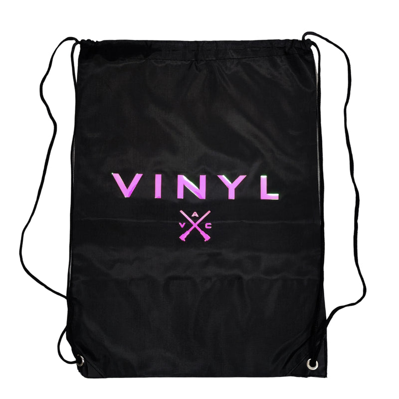 Vinyl - 05070-01 - gymsack με ιριδίζον λογότυπο - black