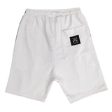 Vinyl art clothing - 05434-02 - shorts with logo tape - white