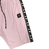 Vinyl art clothing - 05434-03-W - shorts with logo tape - pink
