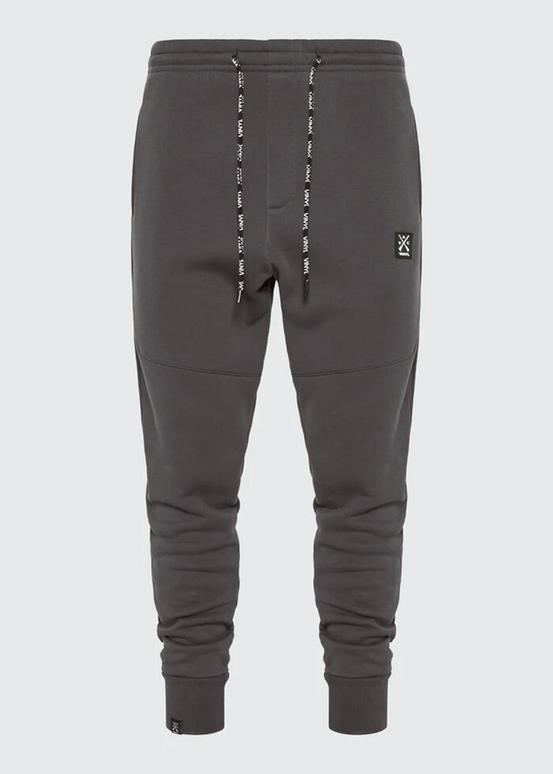 Ανδρική φόρμα Vinyl Art Clothing -06324-09- core pants cotton regular fit γκρι