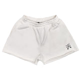 Γυναικεία βερμούδα Vinyl art clothing - 07420-02 - simple shorts λευκό