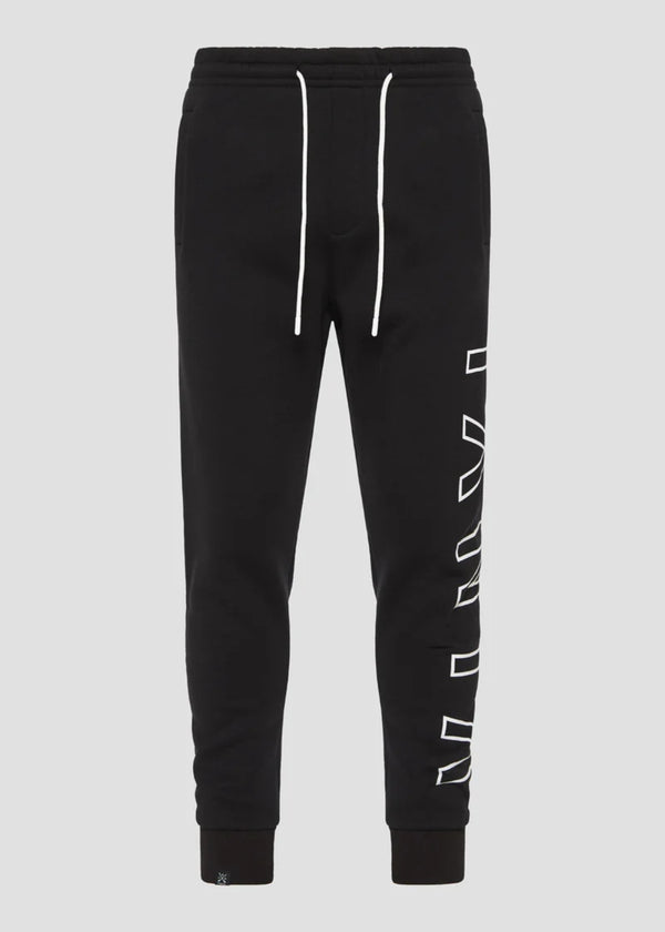 Ανδρική φόρμα Vinyl Art Clothing - 07425-01 - iconic edge pants cotton regular fit μαύρο