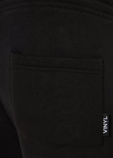 Ανδρική φόρμα Vinyl Art Clothing - 07425-01 - iconic edge pants cotton regular fit μαύρο