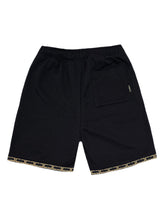 Ανδρική βερμούδα Vinyl Art Clothing - 07820-01 - linear ends shorts  regular fit μαύρο
