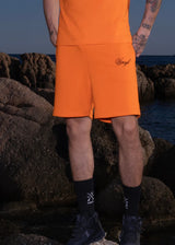 Βερμούδα Vinyl art clothing - 08240-27 - signature shorts πορτοκαλί