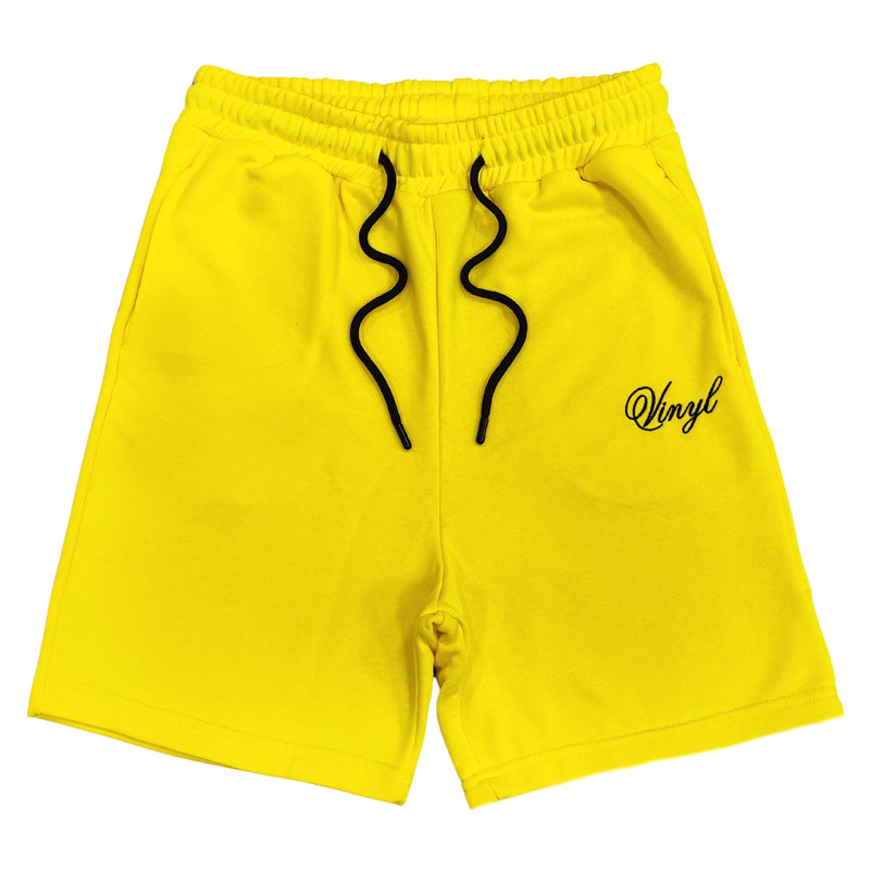 Βερμούδα Vinyl art clothing - 08240-99 - signature shorts κίτρινο