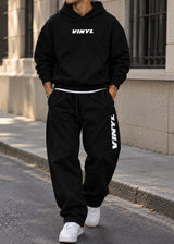 VINYL ART CLOTHING - Ανδρικό φούτερ με κουκούλα Classic printed hoodie - Μαύρο 28412-01