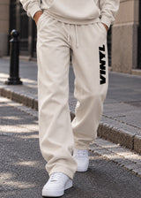 VINYL ART CLOTHING - Ανδρική φόρμα Classic printed pants -Λευκή 08412-02