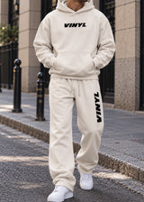 VINYL ART CLOTHING - Ανδρικό φούτερ με κουκούλα Classic printed hoodie - Λευκό 28412-02