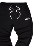 Vinyl art clothing - 08720-01-W - logo classic sweatpants - black