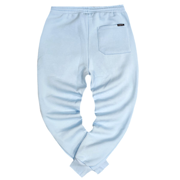 Vinyl art clothing - 08720-24 - logo classic sweatpants - light blue
