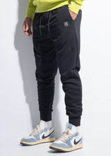 Ανδρική φόρμα ME Χνούδι Vinyl art clothing - 08950-01-X - essential sweatpants μαύρο