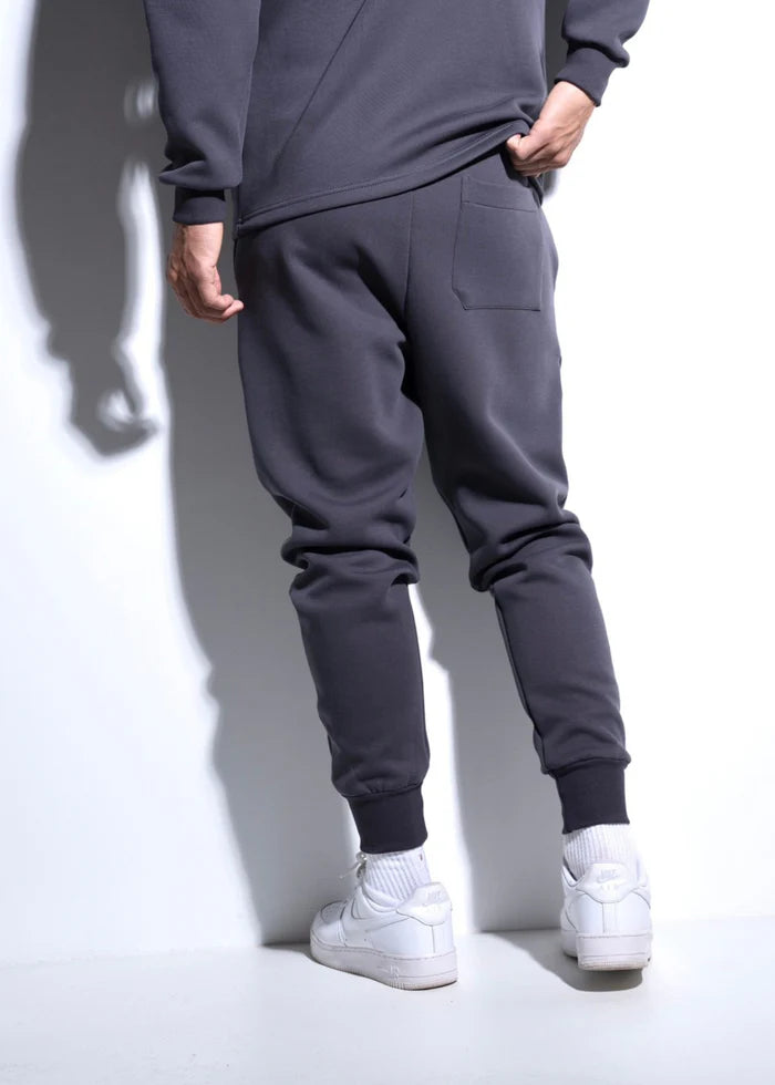 Ανδρική φόρμα ΜΕ Χνούδι Vinyl art clothing - 08950-09-X - essential sweatpants σκούρο γκρι