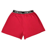 Γυναικεία βερμούδα Vinyl art clothing - 09810-36 - shorts with logo tape φούξια
