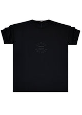 Ανδρική κοντομάνικη μπλούζα Close Society-100-14-black Circle Logo