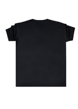 Ανδρική κοντομάνικη μπλούζα Close society-100-15-black Calligraphy Black Logo