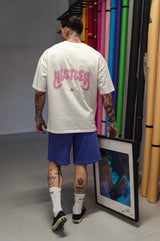 Close society - S24-206 - hustler OVERSIZED tee - white