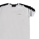Vinyl art clothing - 11605-09 - t-shirt with black tape - ice