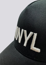 Καπέλο μαύρο με κέντημα - Vinyl Art Clothing -  12124-01 - 3D logo baseball hat μαύρο