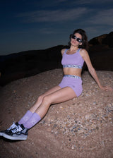 Γυναικείο Μπουστάκι Vinyl art clothing - 52417-22 - bra top regular fit λιλά