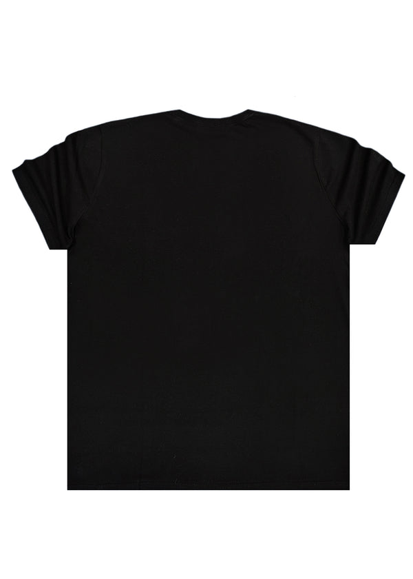 Ανδρική κοντομάνικη μπλούζα Prod - 1315005 - plus size t-shirt μαύρο