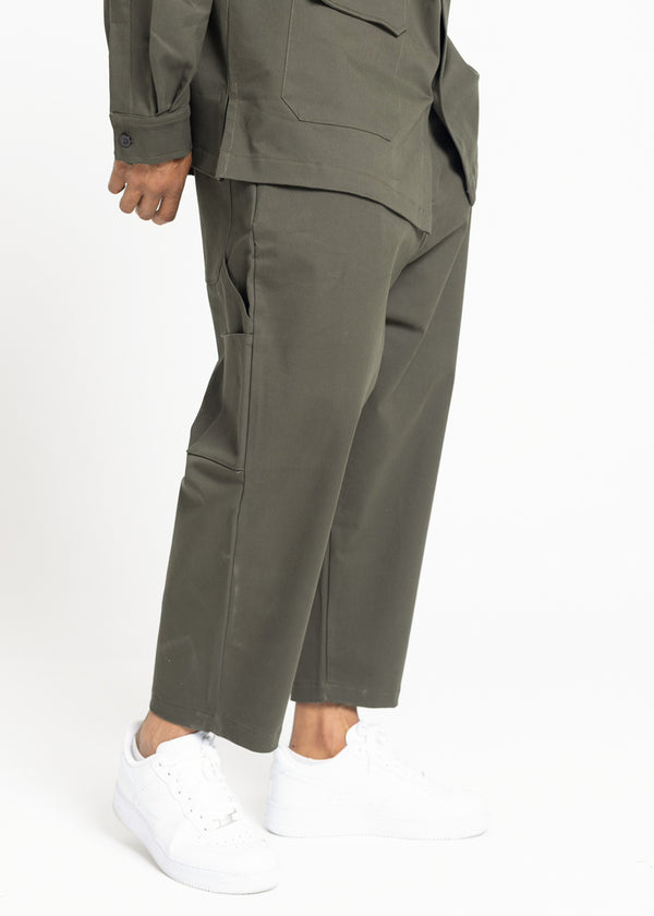 Ανδρικό παντελόνι Devoted-13337K-Carpenter Pants Olive