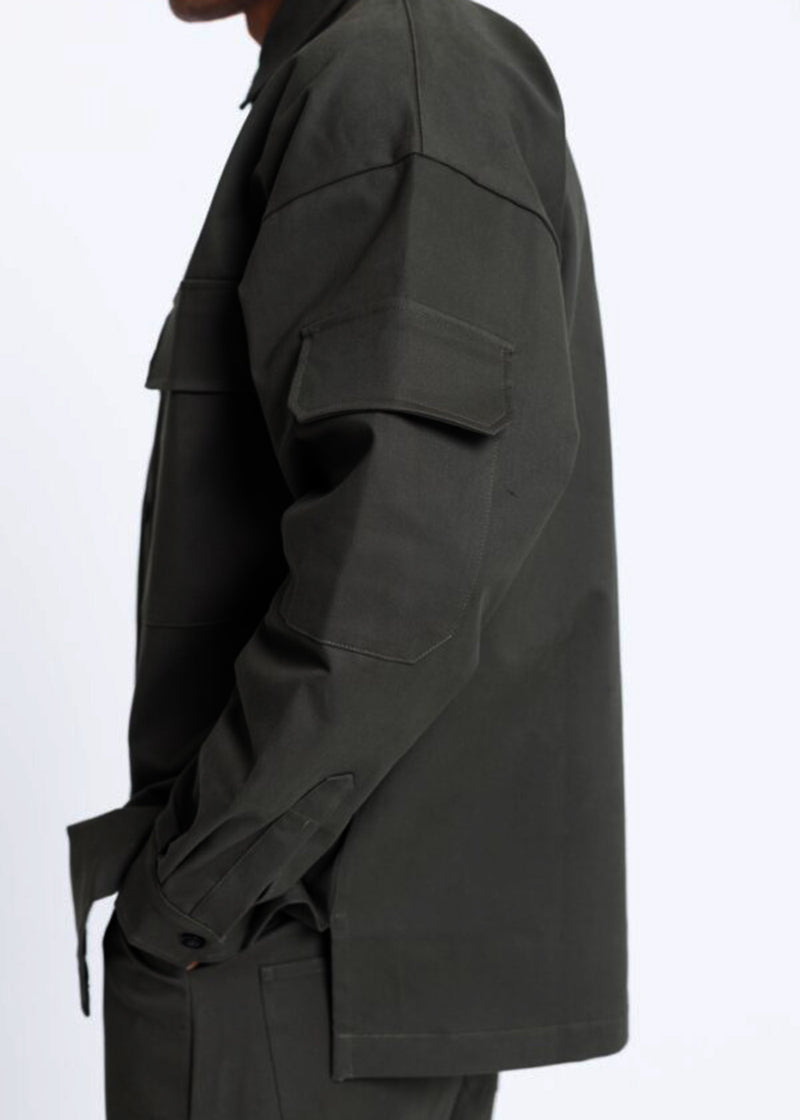 Ανδρικό πουκάμισο Devoted-14101B-Shirt with Pockets Black