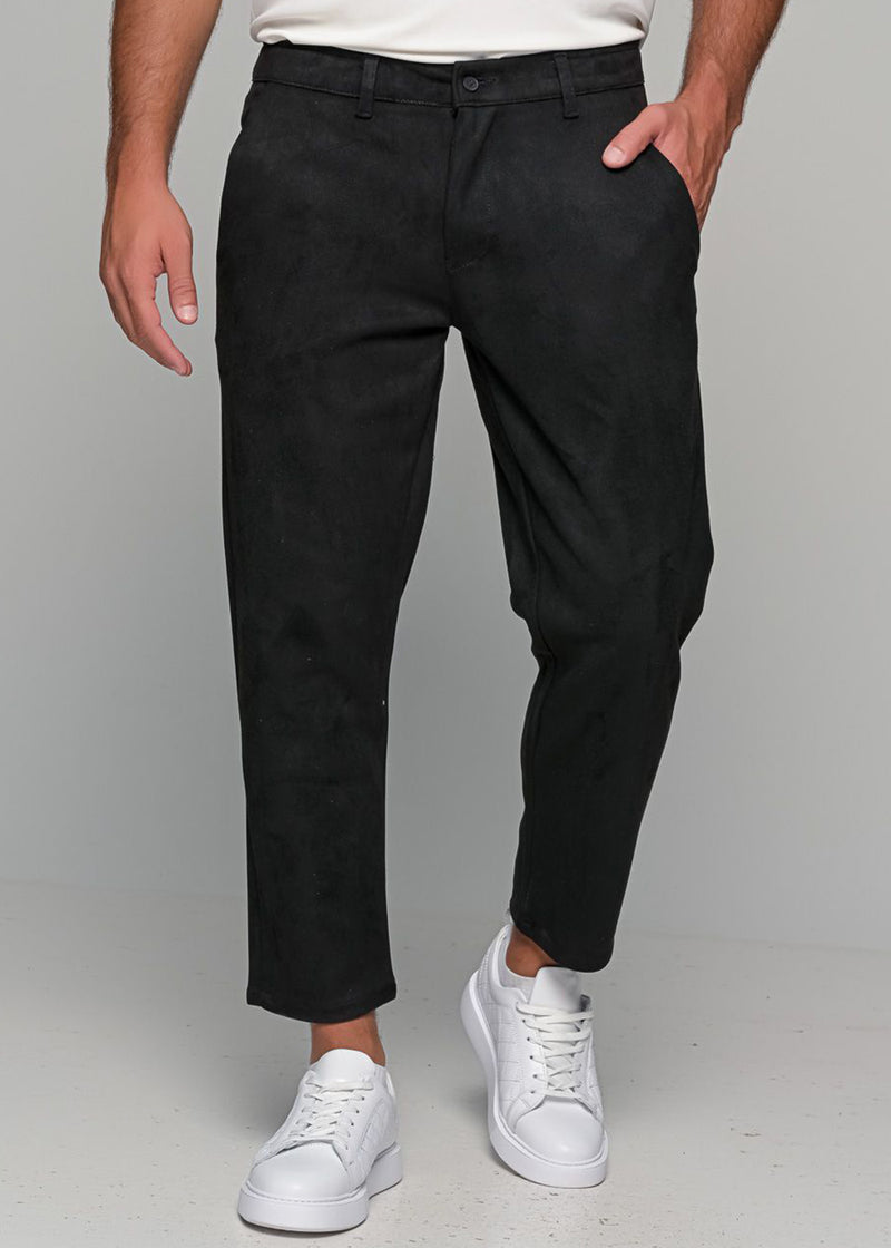 Ανδρικό σετ Ben Tailor-1426-Alcantara-black-Πουκάμισο-Παντελόνι