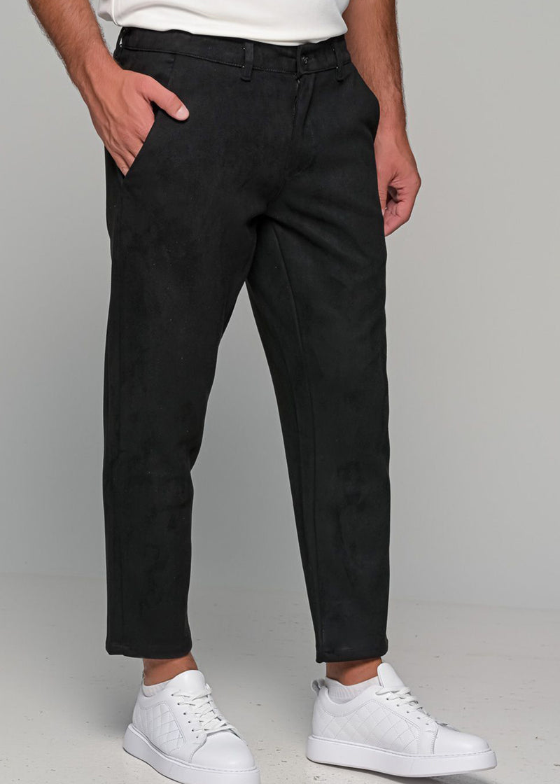 Ανδρικό σετ Ben Tailor-1426-Alcantara-black-Πουκάμισο-Παντελόνι