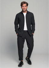 Ανδρικό σετ Ben Tailor-1500-Notte-black-Πουκάμισο-Παντελόνι