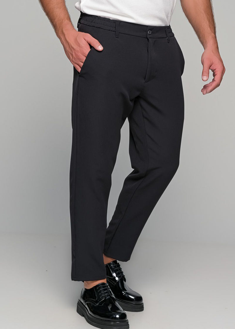 Ανδρικό σετ Ben Tailor-1500-Notte-black-Πουκάμισο-Παντελόνι