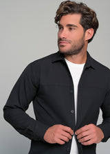 Ανδρικό σετ Ben Tailor-1500-Notte-black-Πουκάμισο-Παντελόνι