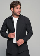 Ανδρικό σετ Ben Tailor-1500-Notte-black-Πουκάμισο-Παντελόνι