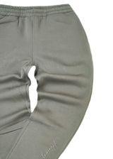 Ανδρική φόρμα Henry clothing-6-348-logo sweatpants χακί