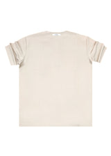 HENRY CLOTHING Ανδρικό κοντομάνικο πουκάμισο ανοιχτό μπέζ 3-451-light beige