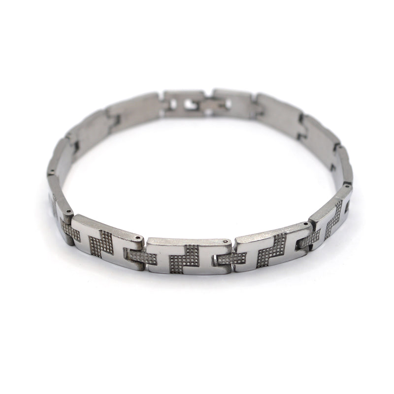 Gang - GNG055 - high quality stainless bracelet - silver